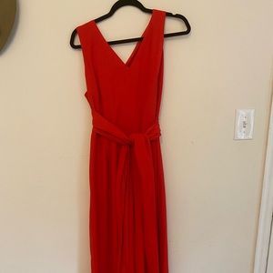 Jcrew red jumpsuit! Size 12